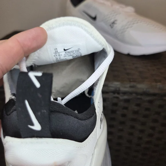 Nike Air Max 270 White Sneakers - Picture 2 of 4